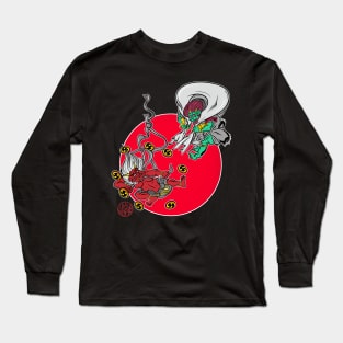 The gods Raijin and Fujin Long Sleeve T-Shirt